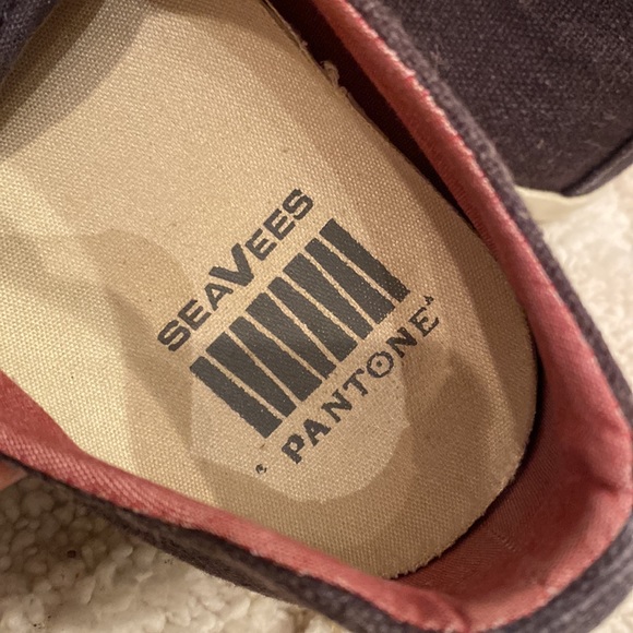 SeaVees Hermosa Plimsoll Slate Navy Linen - Picture 5 of 7